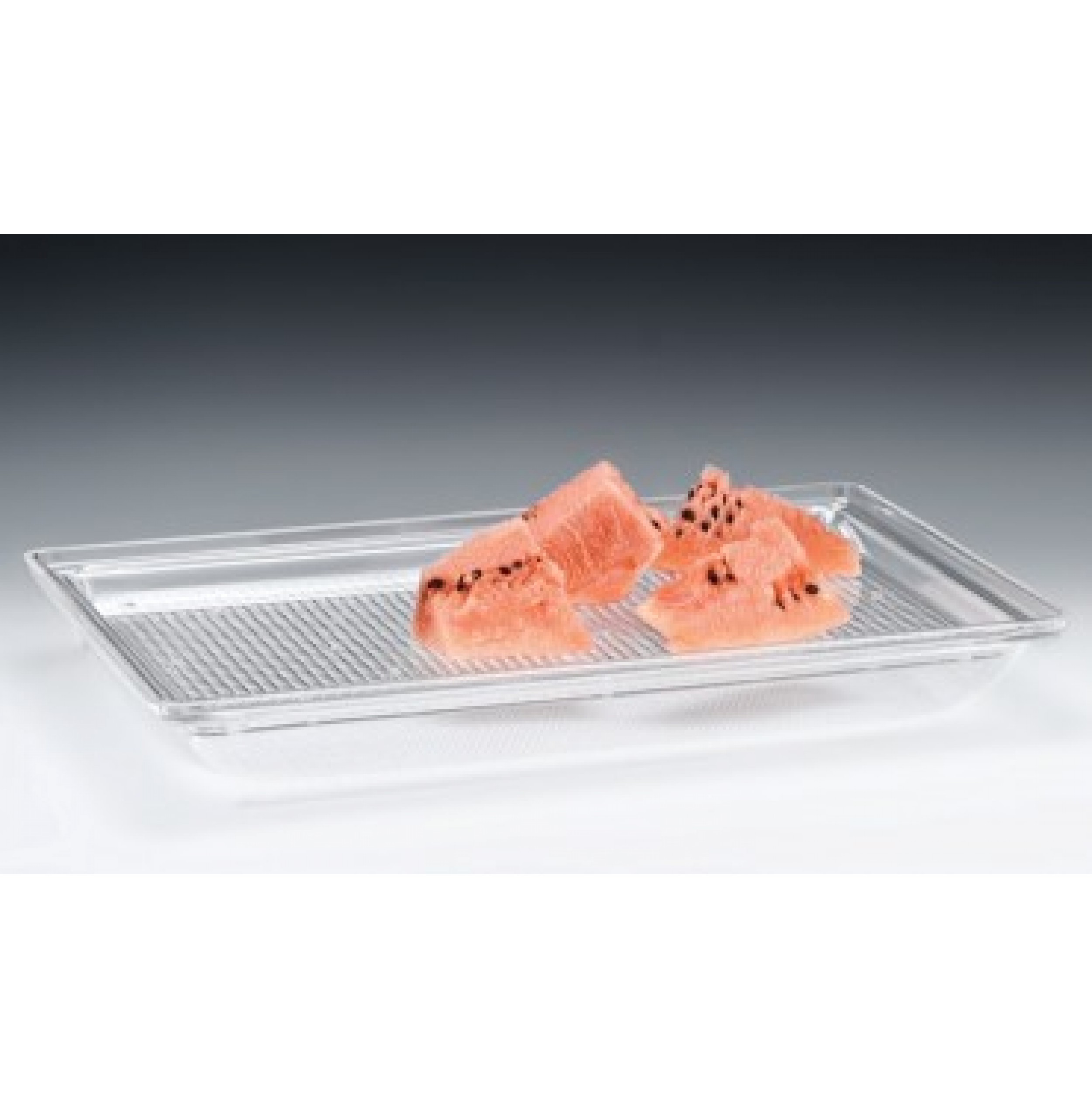 KARPUZ TEŞHİR TEPSİSİ (POLYCARBONAT TEPSİLİ AKRİLİK ALTLI) / BÜYÜK 55 X 35,5 Cm